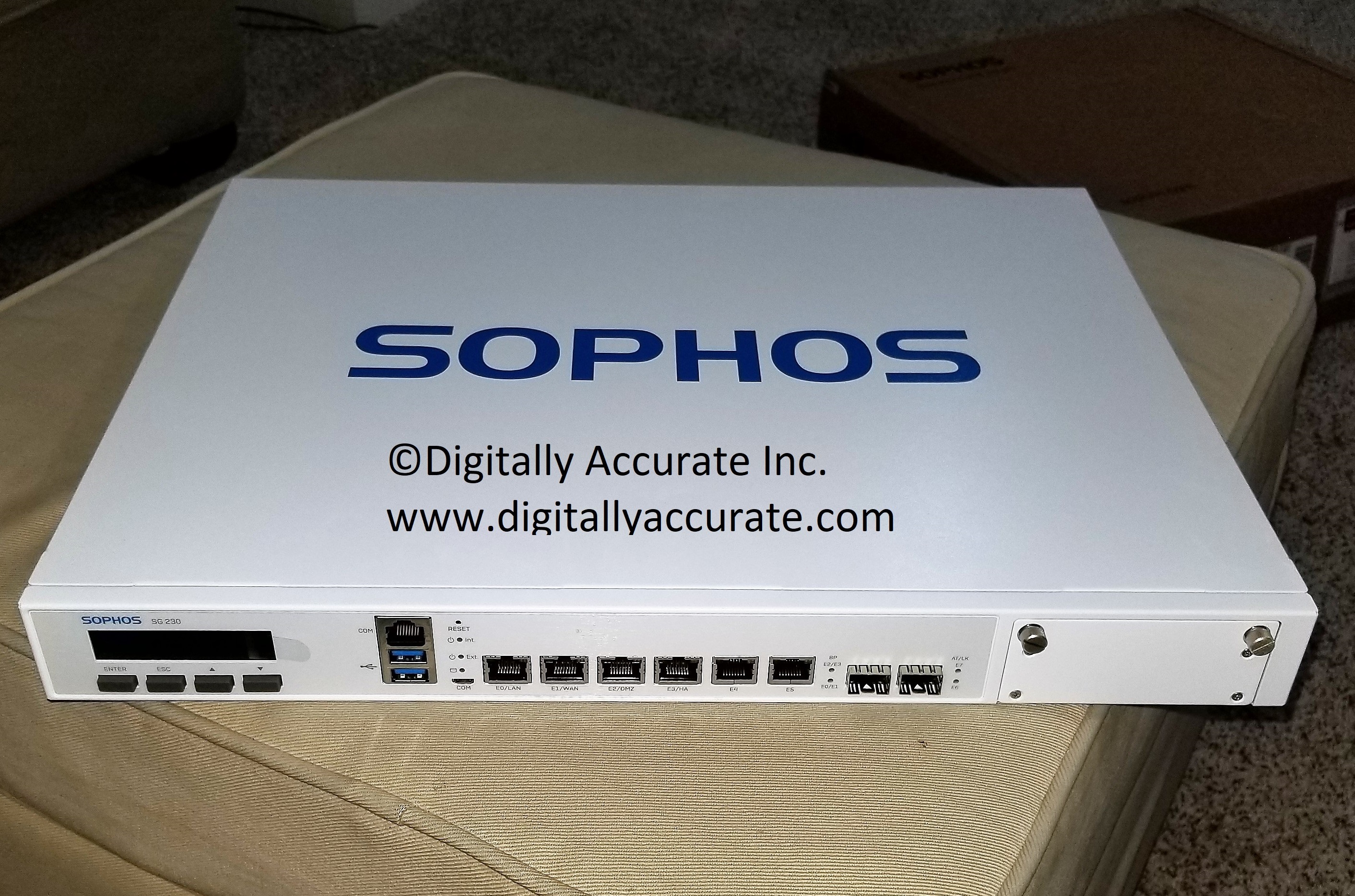 Sophos SG 230 UTM Firewall Upgrade