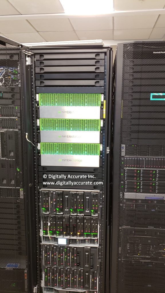 HPe Nimble Storage and HPe Syntergy at HPe HQ CCoE Data Center